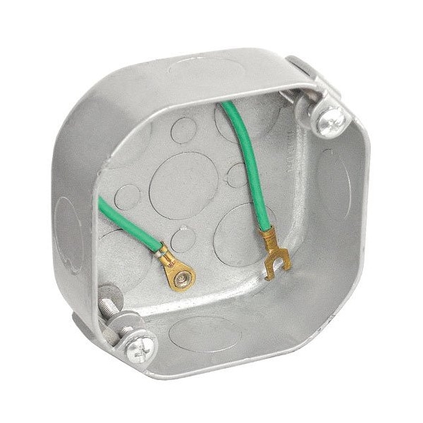 Southwire Electrical Box, 20 cu in, Octagon Box Type, Steel, Octagon Shape 54171-FANNBWP - main